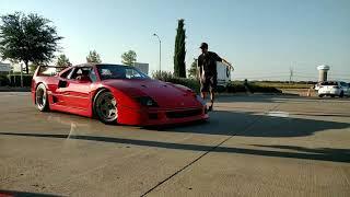 Ferrari F40 at Cars and Coffee Dallas