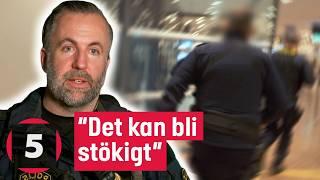 Akutläge för polisen när överfallsalarm går på Arlanda | Gränsbevakarna Sverige | Kanal 5 Sverige