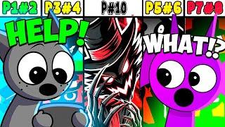 Durple & Gray Sprunki Incredibox React to NEW PHASE 10 All Phases 1 to 7-10 in Incredibox Sprunki