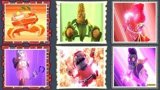 Plants vs Zombies Garden Warfare 1 and 2 All Characters NEW Abilities