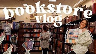 BOOKSTORE VLOG  book shopping at barnes & noble + book haul!