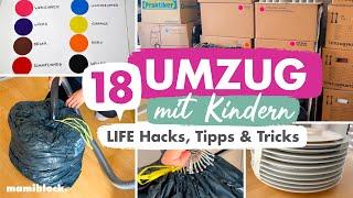 UMZUG Hacks | 18 einfache Tipps & Tricks für ein entspanntes Umziehen | mamiblock