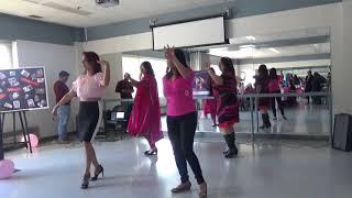 Bollywood dance by the women on Punjabi beat, celebrating Women's Day by Ambica Sharma