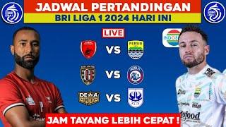 Jadwal BRI Liga 1 2024 Hari ini Live Indosiar - Psm makassar vs Persib -Klasemen Terbaru Liga 1 2024