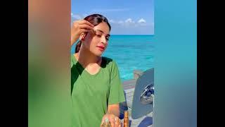 Anmol Baloch tiktok skin care  video 2021