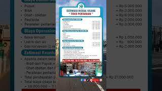 Rincian modal usaha Toko Pertanian #belajarbisnis #modalusaha #tokopertanian #youtubeshorts #shorts