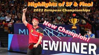  HIGHLIGHTS of Men’s Semi-finals & Final | 2022 European Table Tennis Championships 