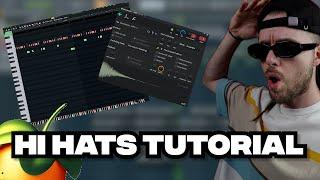 HOW TO MAKE HARD BOUNCY AND SAUCY HI HATS - FL STUDIO TUTORIAL