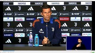 VIDEOCONFERENZA THIAGO MOTTA VIGILIA EMPOLI JUVENTUS 13 09 2024