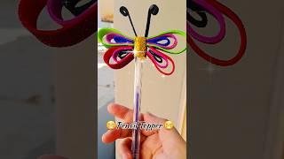 How to Make Pencil Topper|  #diy #artandcraft #trendingshorts #penciltopper #giftideas #craft #art