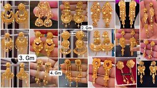 Gold Earrings Designs New Model 2024| Gold Earrings Designs |Tops Earrings Design |Stud Earrings #56