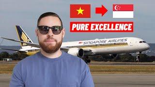 SINGAPORE AIRLINES 787-10 Economy Review ️ Amazing Short-Haul Flight | SGN - SIN