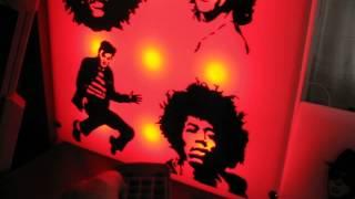 Rock Tribute Mood Light By Captain Acrylic Elvis Bob Jimmy & Jim