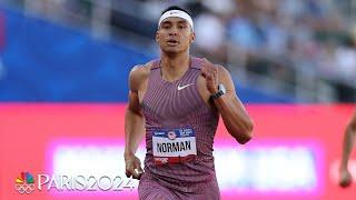 World Champ Michael Norman makes 400m look EASY for semifinal victory | NBC Sports