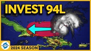 Oscar is organizing near the Turks and Caicos. Will affect Bahamas and Cuba. Tropical Storm Oscar.