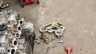 Volvo SI6 3.0T 3.2 Part#4 Valve Cover installation, setting engine timing chain and covers