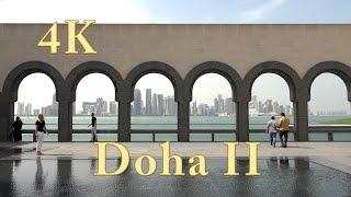 Doha II Katar (Qatar). One Evening in Doha city. Video 4k ultra hd (2/6).