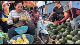 Fish Market & More - Cambodia Food Vlogs - Cambodia Food Market.