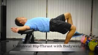 Exercise Index: Unilateral Hip-Thrust with Bodyweight