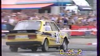 Bohemia Rally 1988, prolog na stadionu, Jiří Sedlář, Pavel Sibera, Václav Arazim, Jan Trajbold