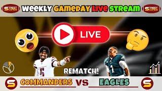  Commanders vs Eagles Week 16 LIVE STREAM! | IT'S REVENGE! NFC East KING! | Play-By-Play Analysis