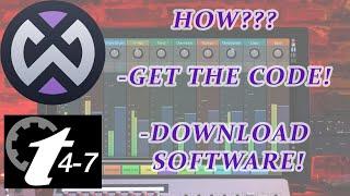 HOW to get CODE for FREE Tracktion SOFTWARE?