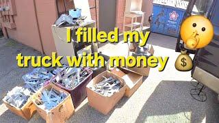 Dumpster diving and filled my truck with money $$ but I get caught