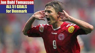 Jon Dahl Tomasson ◉ All 51 Goals for Denmark 