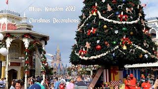 Magic Kingdom 2023 Christmas Decorations & Merchandise in 4K | Walt Disney World November 2023