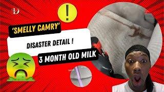 Sour Milk in Camry! Disaster Detail! How to Remove Old Milk Smell From Car! S 1,E2