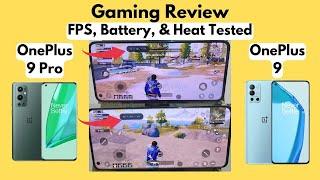 OnePlus 9 vs OnePlus 9 Pro PUBG Test [FPS, Heat & Battery Test]