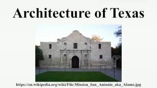 Architecture of Texas