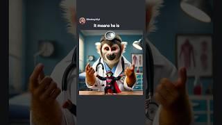 Monkey was born a Supervillain  Sound: @SimplyDLX #funny #memes