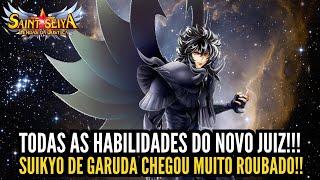 ⭐TODAS AS HABILIDADES DO NOVO PERSONAGEM SUIKYO DE GARUDA EM SAINT SEIYA LENDAS DA JUSTIÇA CHINÊS!⭐