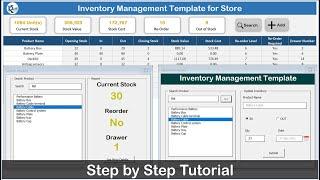 Inventory Management Template for Store