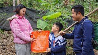 During the process of corn husband, the girl suddenly came to visit - khánh / farm building