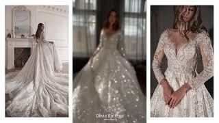 ORoyal Lace Off-The-Shoulder Sparkly Wedding Dress Meryem | Olivia Bottega