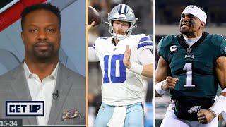 GET UP | "Cooper Rush has NO CHANCE vs Jalen Hurts" - Bart Scott claims Eagles will sink Cowboys