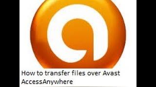 How to transfer files over Avast AccessAnywhere