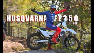 2024 HUSQVARNA FE350 - ALL NEW | POV Test Ride in Norway