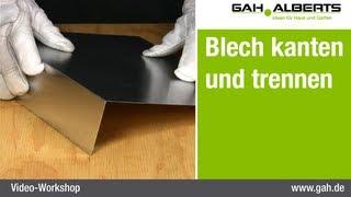 GAH-Alberts: Alublech einfach trennen und abkanten