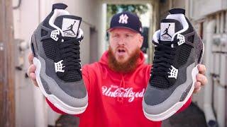 HOW GOOD ARE THE JORDAN 4 FEAR SNEAKERS?! (Early In Hand & On Feet Review)