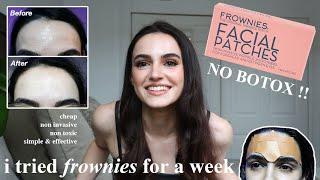 frownies | forehead wrinkles treatment without botox, non invasive botox, natural botox alternative