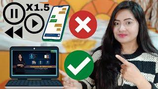 How to COMPLETE ONLINE CLASSES FAST|Right way to watch pendrive lectures at home without distraction