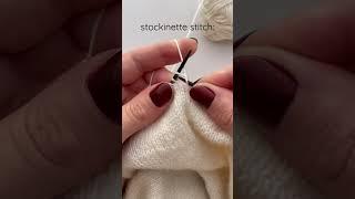 How to knit a perfect stockinette stitch? I used method on the video 