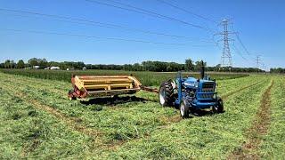 Mowing Hay the 1970's Way!