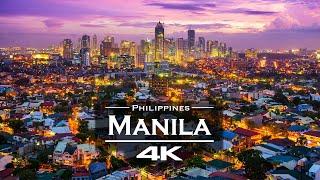 Manila , Philippines - by drone [4K]