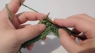 Einen Umschlag stricken | U stricken