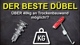 Schwere Lasten an Rigipswänden befestigen? Mit diesem Dübel kein Problem! Fischer DuoTec 10 und GKM