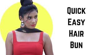 Easy High Bun For Every Girl @Aanchaltyagi #shorts #aanchalshorts